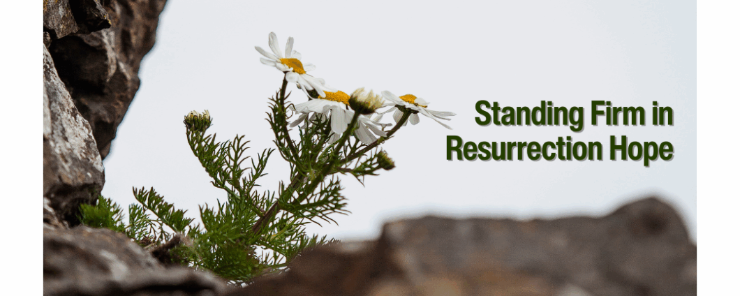 Standing firm in Resurrection Hope