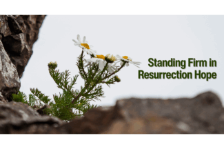 Standing firm in Resurrection Hope