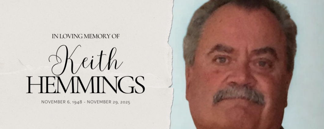 In loving memory of Keith Hemmings