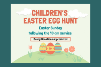 Children's Easter Egg Hunt following the Easter Sunday Service