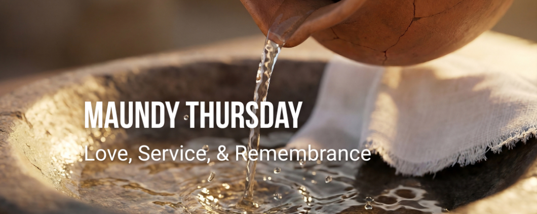 Maundy Thursday. Love, service & remembrance